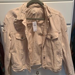 Distressed denim American Eagle jacket